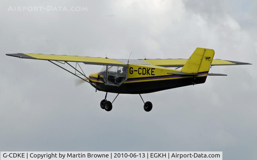 G-CDKE, 2005 Rans S-6ES Coyote II C/N PFA 204-14119, SHOT AT HEADCORN