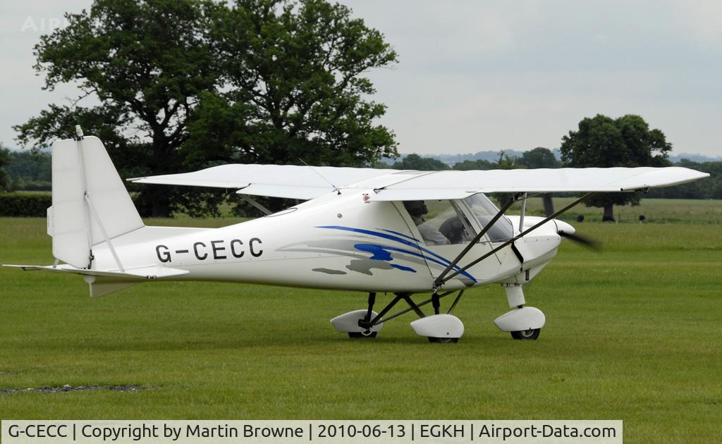G-CECC, 2006 Comco Ikarus C42 FB80 C/N 0607-6832, SHOT AT HEADCORN