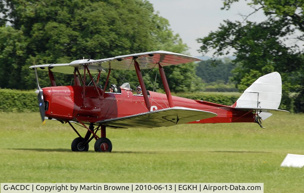 G-ACDC, 1933 De Havilland DH-82A Tiger Moth II C/N 3177, SHOT AT HEADCORN