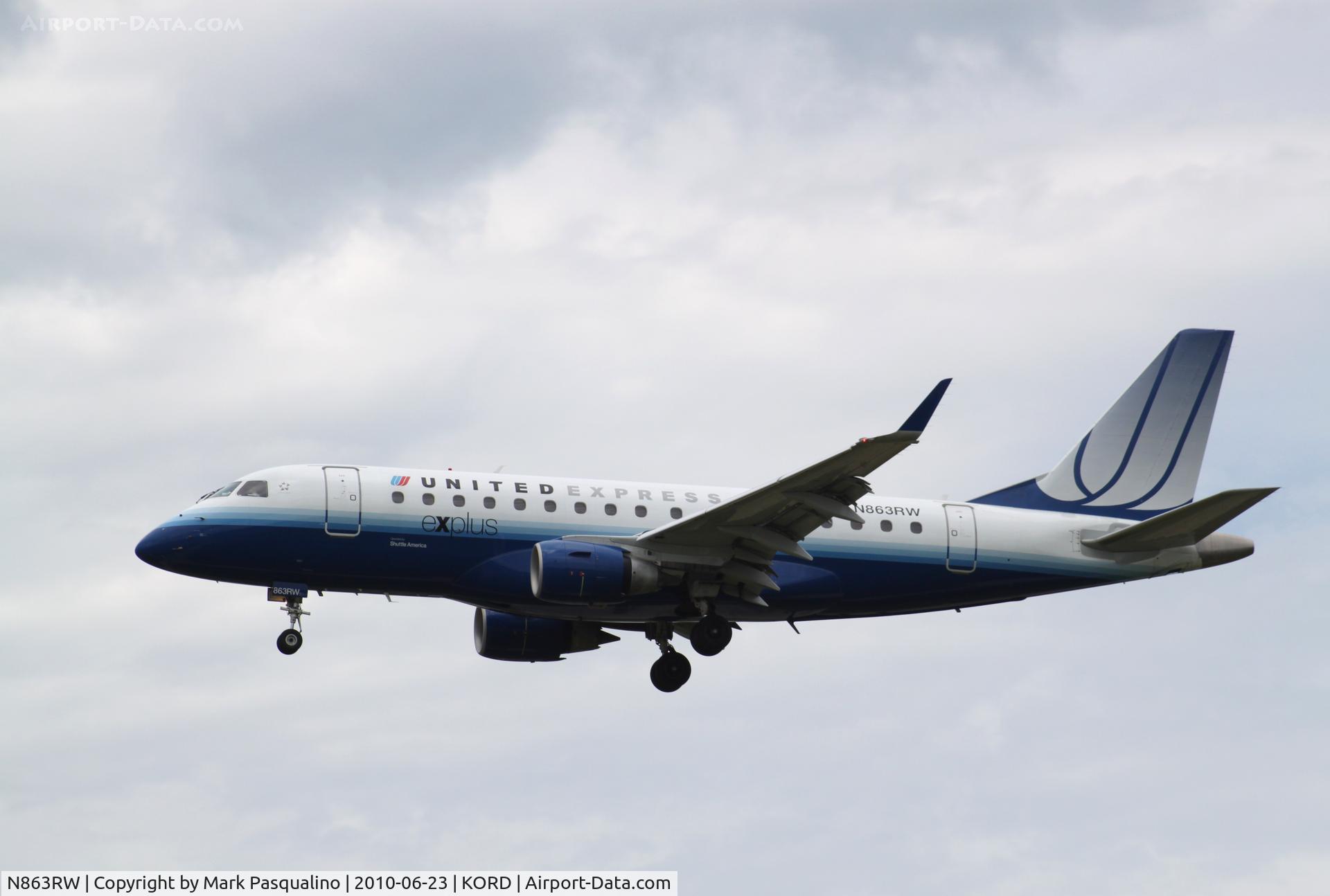 N863RW, 2005 Embraer 170SE (ERJ-170-100SE) C/N 17000100, ERJ 170-100 SE