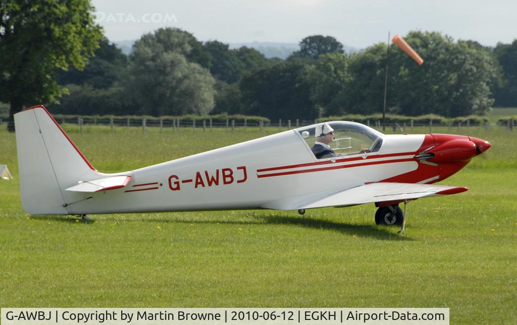 G-AWBJ, 1968 Sportavia-Putzer Fournier RF-4D C/N 4055, SHOT AT HEADCORN