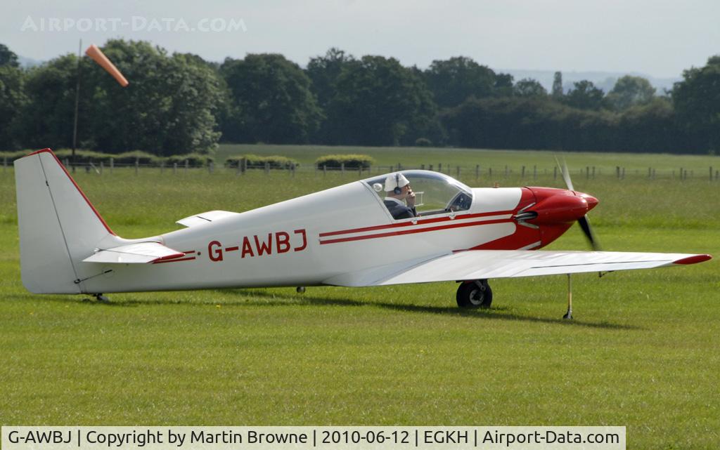 G-AWBJ, 1968 Sportavia-Putzer Fournier RF-4D C/N 4055, SHOT AT HEADCORN