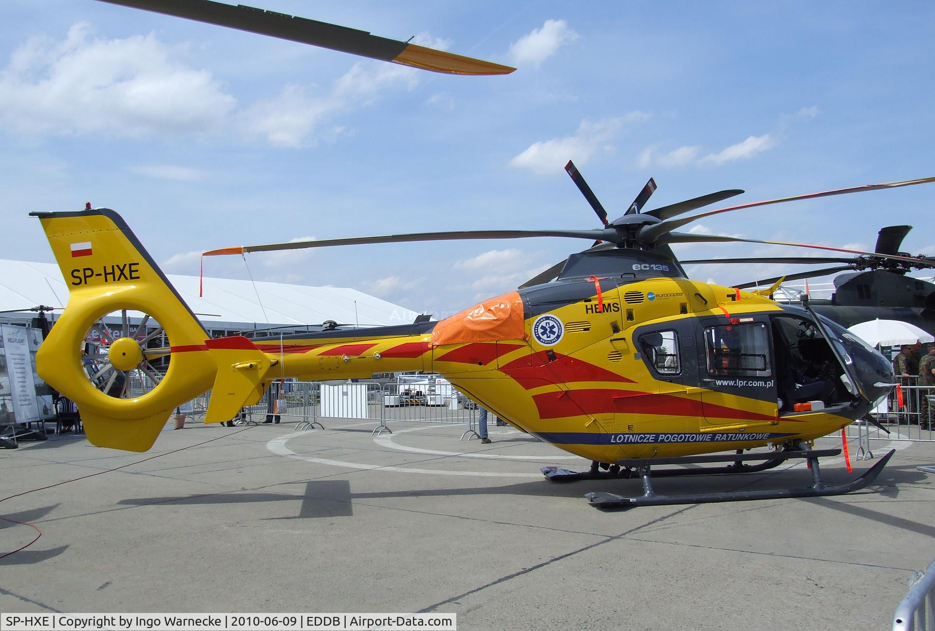 SP-HXE, 2009 Eurocopter EC-135P-2+ C/N 0855, Eurocopter EC135P2+ of polish EMS at ILA 2010, Berlin