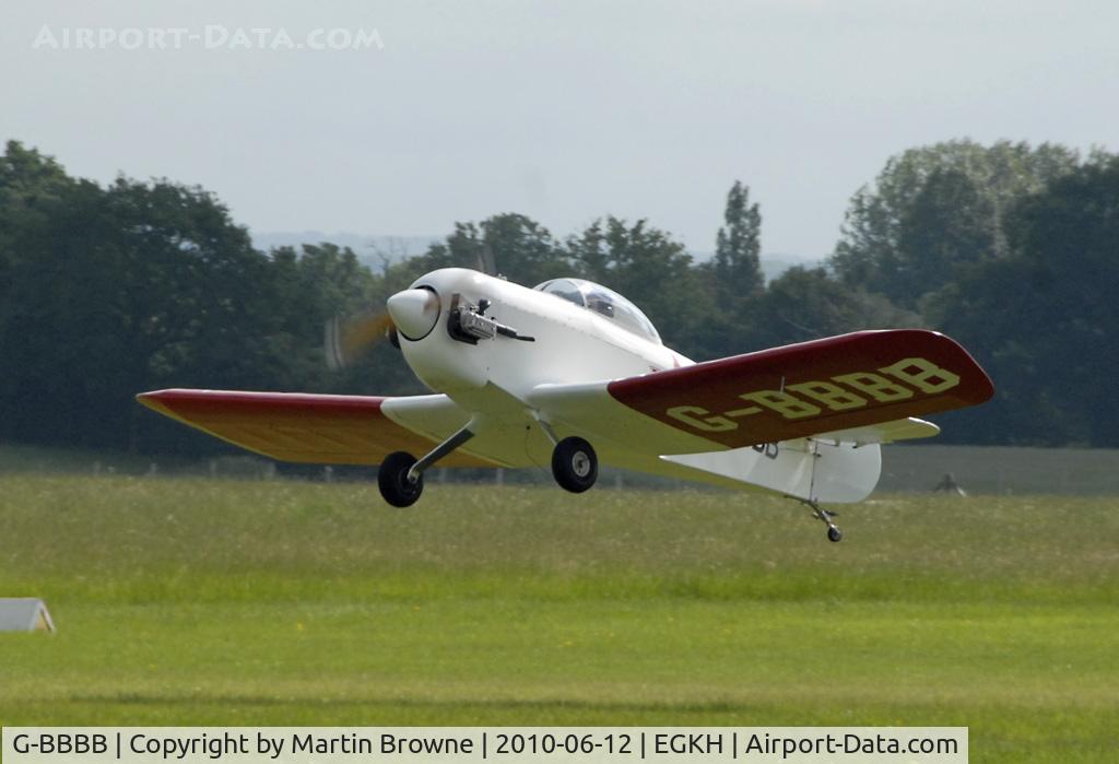 G-BBBB, 1973 Taylor JT-1 Monoplane C/N SAM/01/PFA 1422, SHOT AT HEADCORN