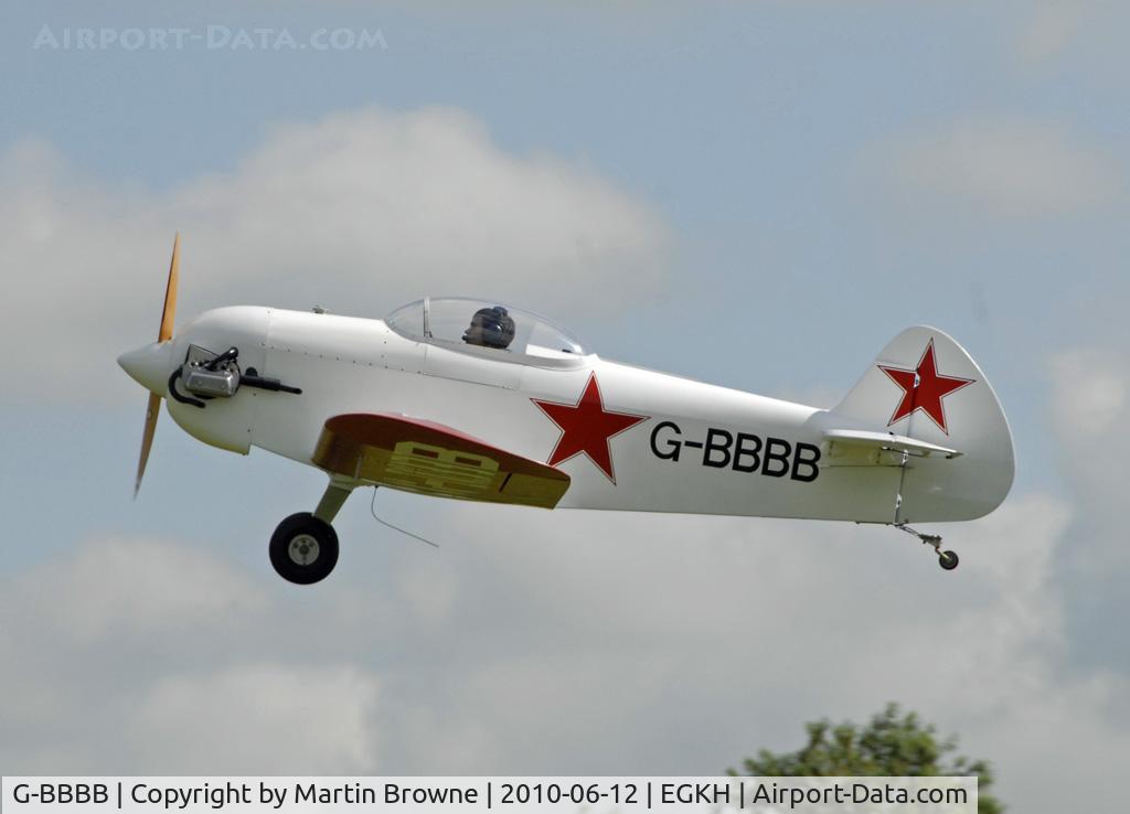 G-BBBB, 1973 Taylor JT-1 Monoplane C/N SAM/01/PFA 1422, SHOT AT HEADCORN