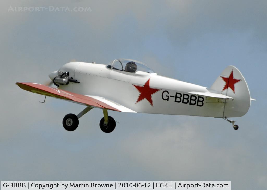 G-BBBB, 1973 Taylor JT-1 Monoplane C/N SAM/01/PFA 1422, SHOT AT HEADCORN