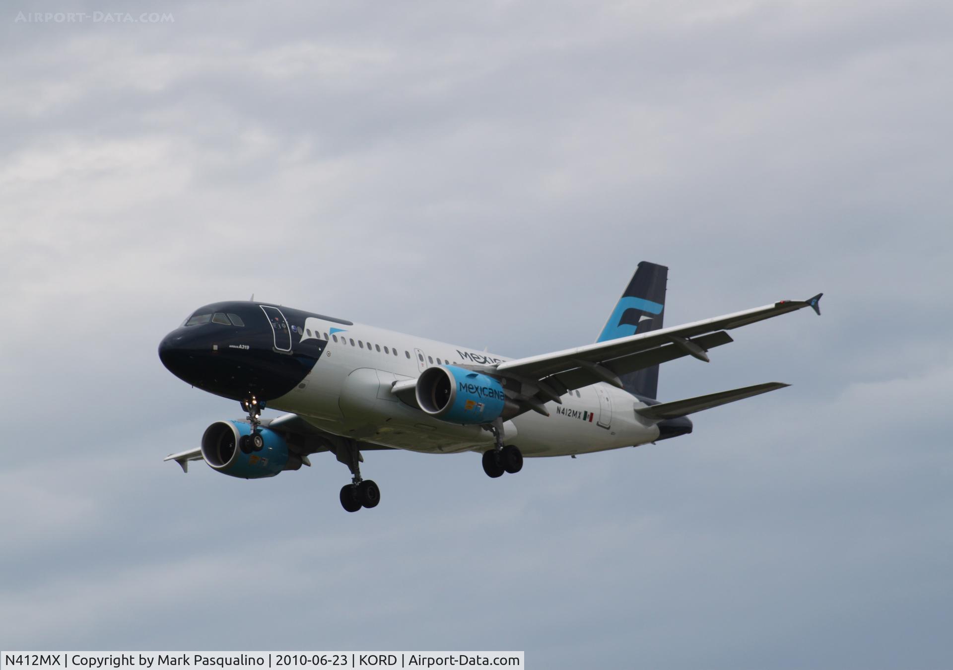 N412MX, 2009 Airbus A319-112 C/N 4127, Airbus A319