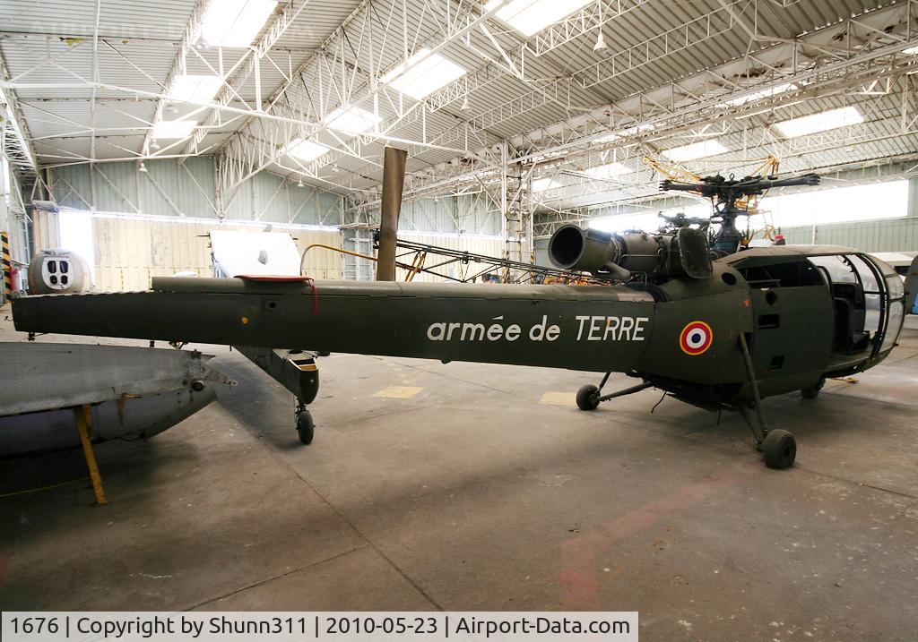 1676, Aérospatiale SA-316B Alouette III C/N 1676, S/n 1412 - Preserved Alouette III in this small new French Museum near Lyon...