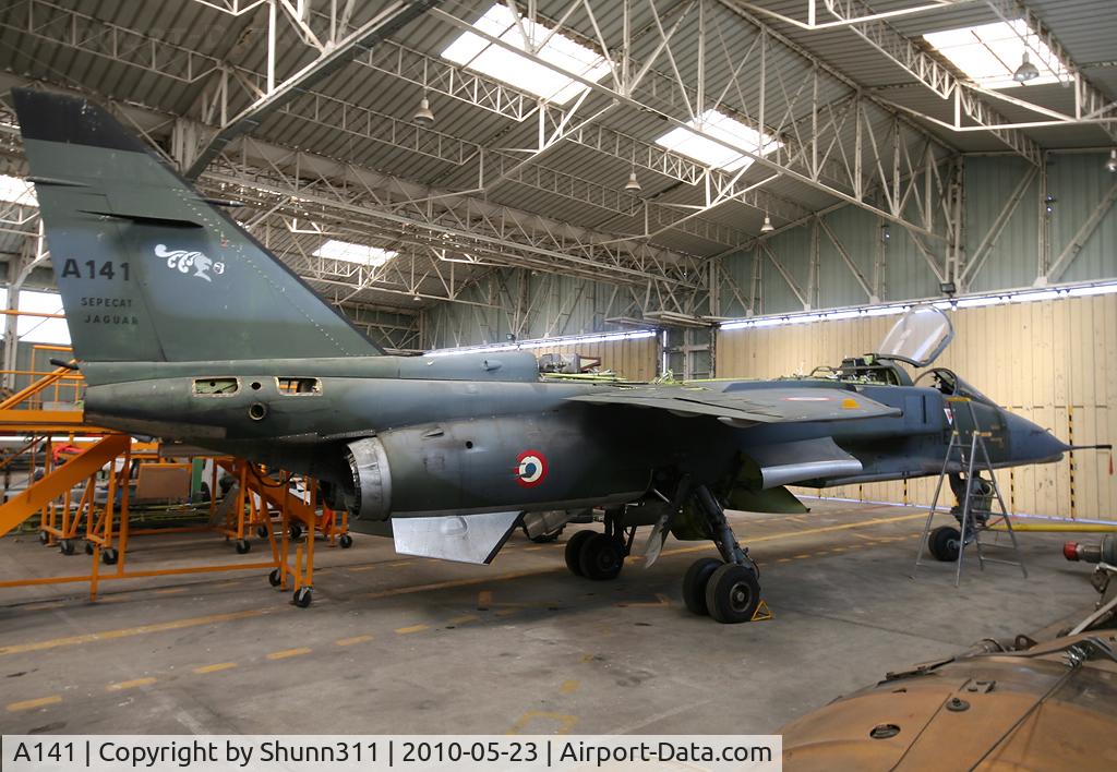 A141, Sepecat Jaguar A C/N A141, S/n A141 - Preserved inside a new French Museum near Lyon...
