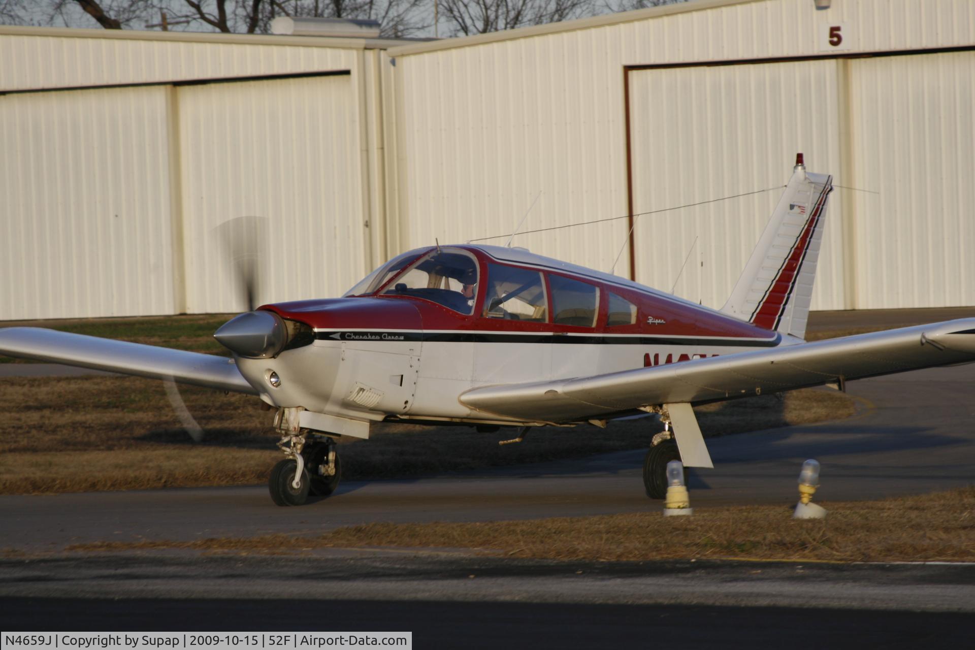 N4659J, 1968 Piper PA-28R-180 Cherokee Arrow C/N 28R-30554, Piper Arrow