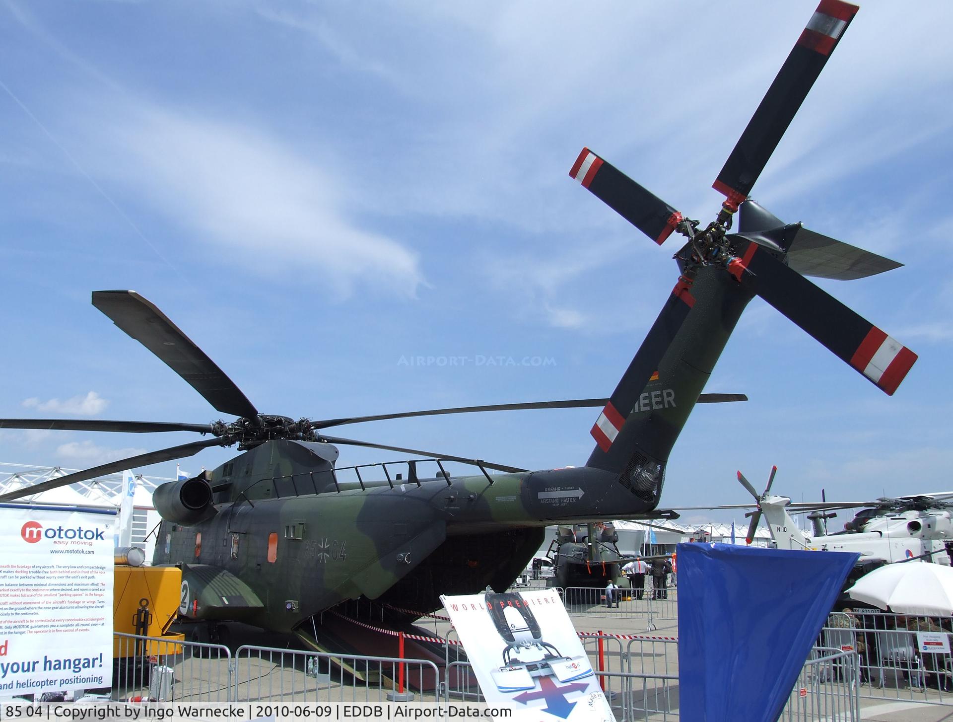 85 04, Sikorsky (VFW-Fokker) CH-53GA C/N V65-102, Sikorsky CH-53GA (German Advanced) of the German army aviation at ILA 2010, Berlin