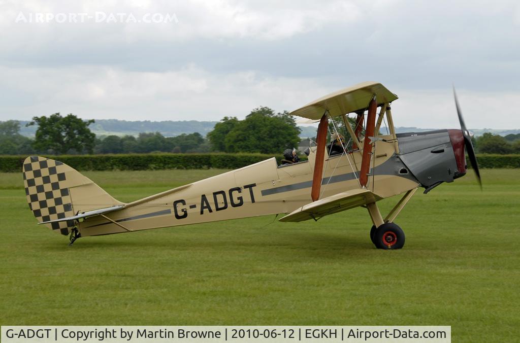 G-ADGT, 1935 De Havilland DH-82A Tiger Moth II C/N 3338, SHOT AT HEADCORN