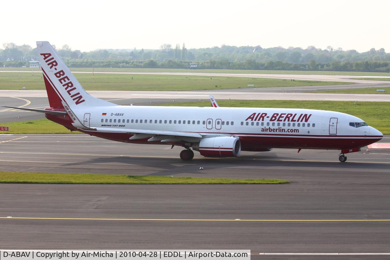 D-ABAV, 1999 Boeing 737-86J C/N 30498, Air Berlin, Boeing 737-86J, CN: 30498/450