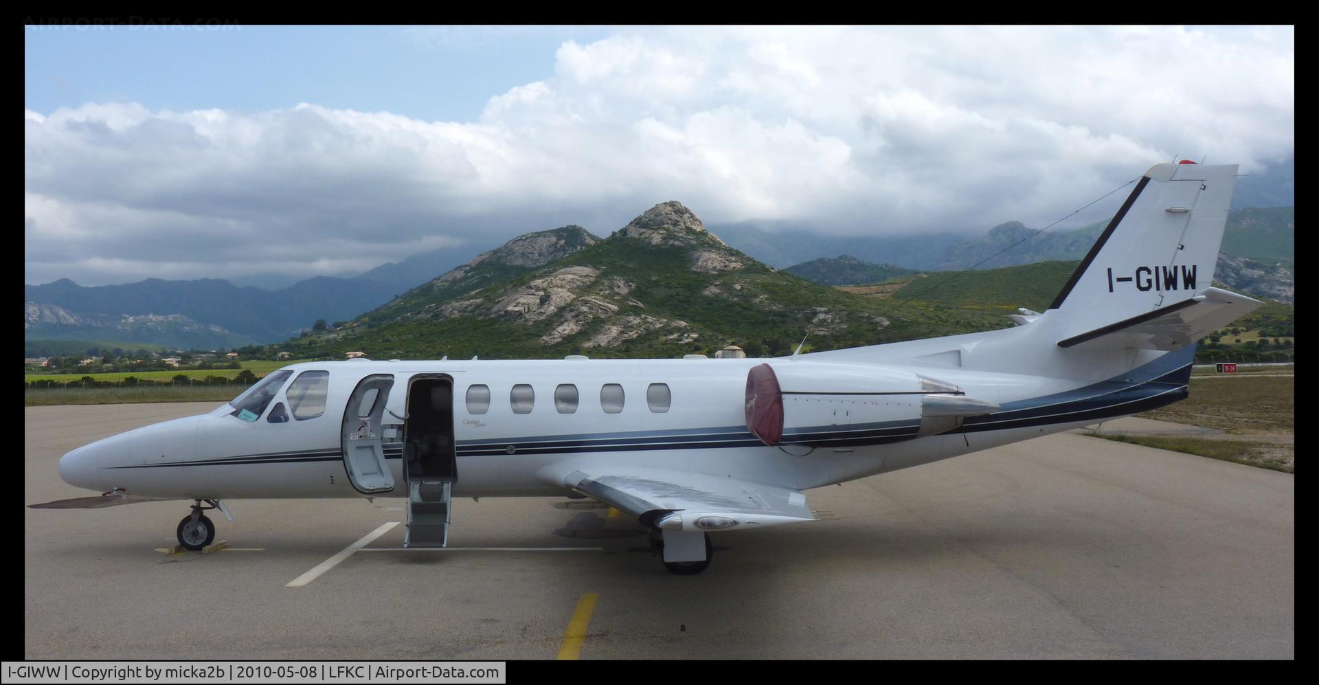 I-GIWW, 1999 Cessna 550 Citation Bravo C/N 550-0871, Parked.