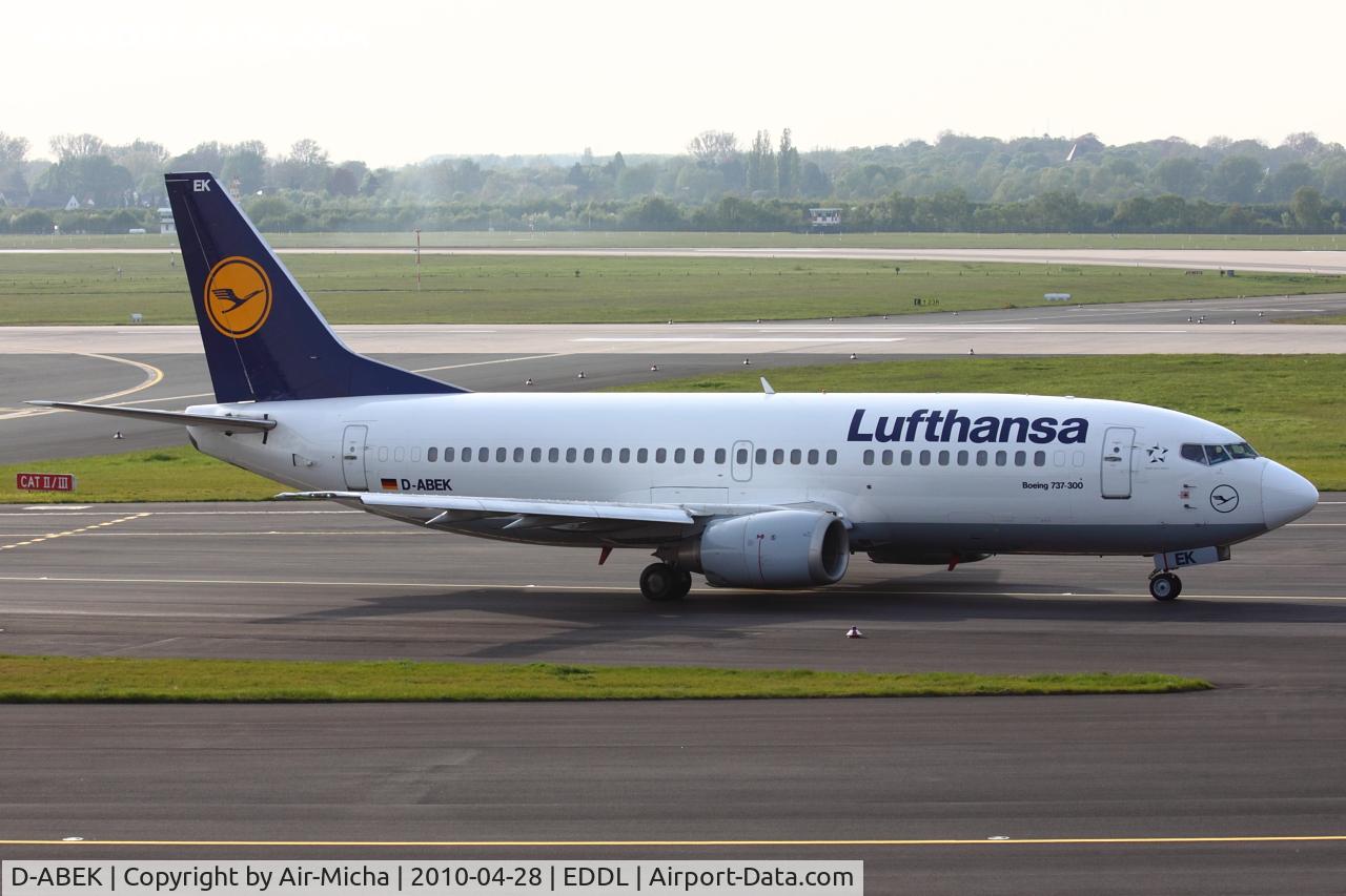 D-ABEK, 1991 Boeing 737-330 C/N 25414, Lufthansa, Boeing 737-330, CN: 25414/2164, Aircraft Name: Wuppertal