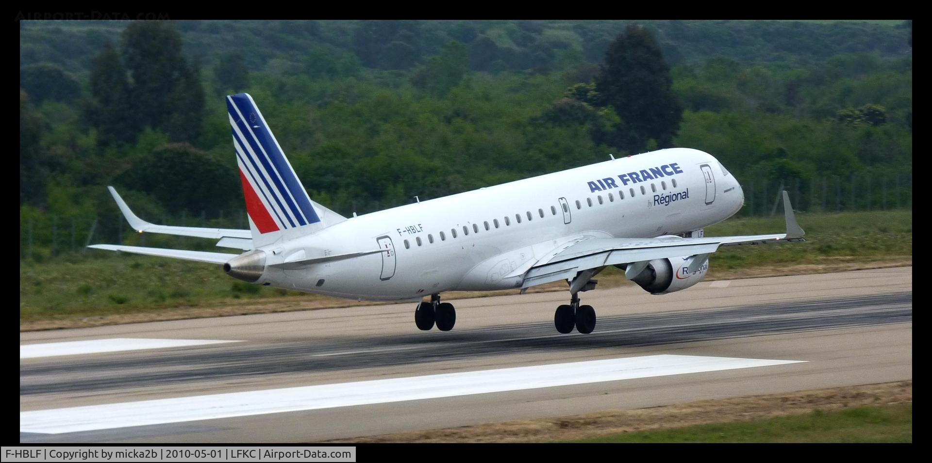 F-HBLF, 2008 Embraer 190AR (ERJ-190-100IGW) C/N 19000158, Landing in 18.