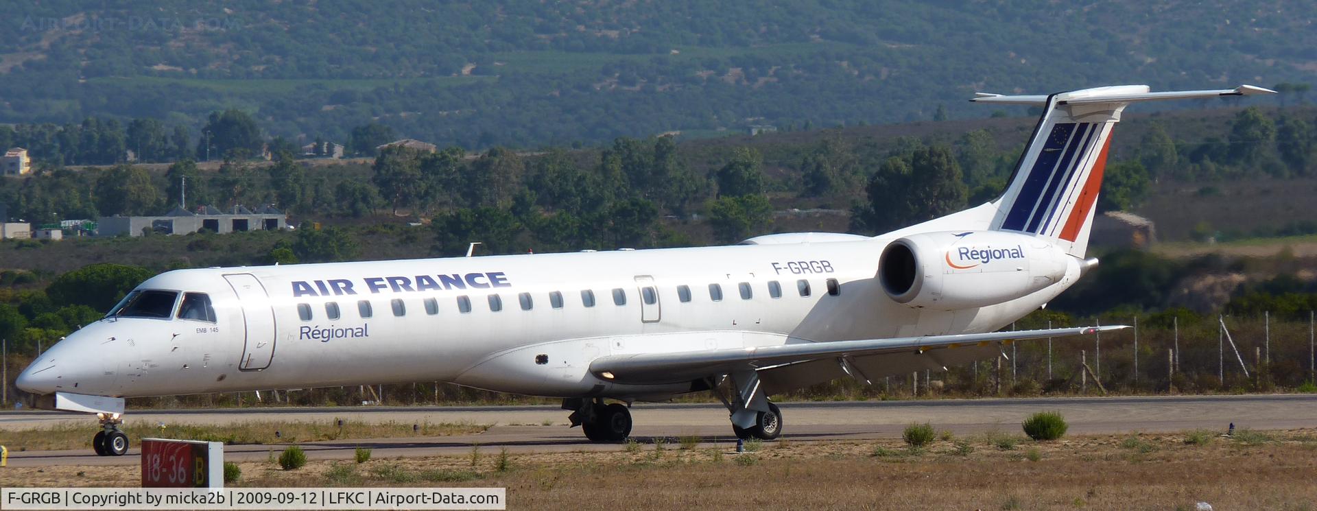F-GRGB, 1997 Embraer EMB-145EU (ERJ-145EU) C/N 145010, Arrival.