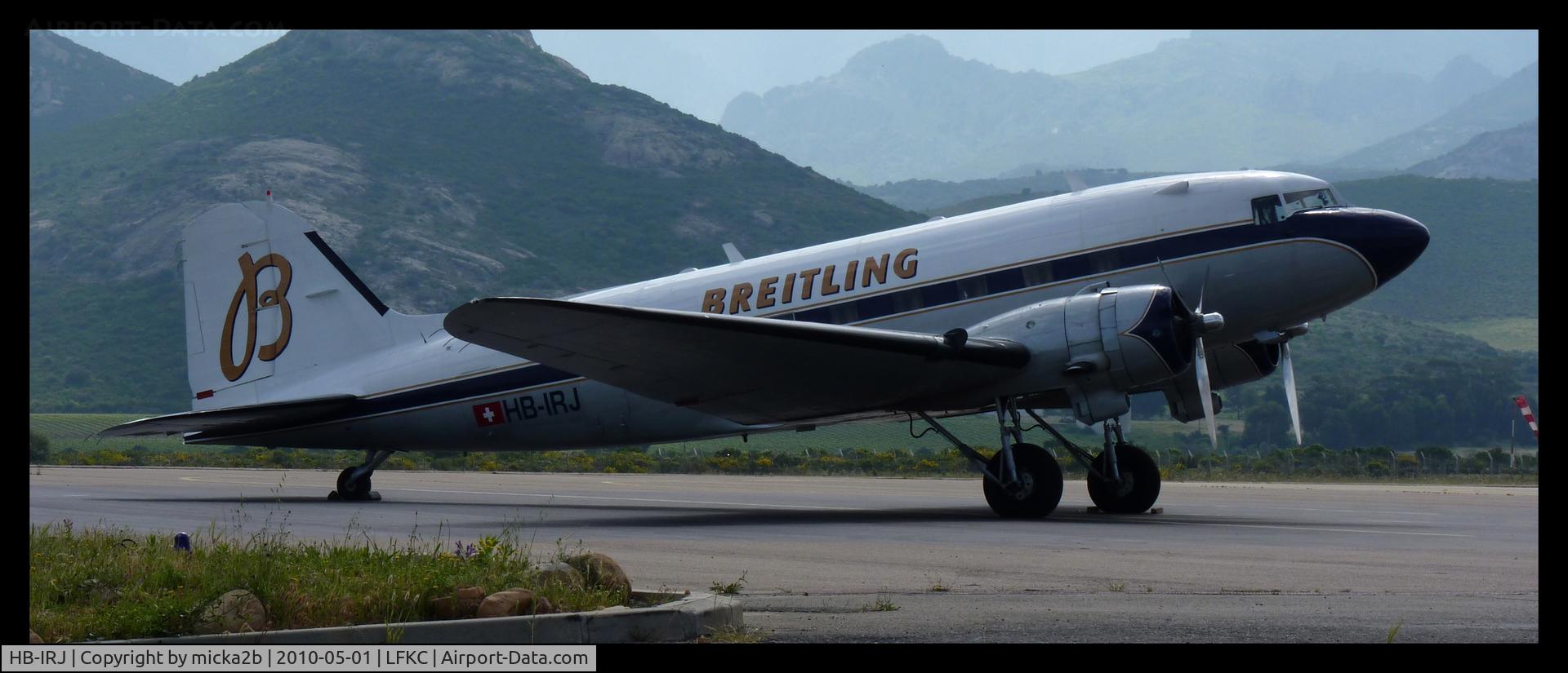 HB-IRJ, 1940 Douglas DC-3A-S4C4G C/N 2204, Parked.