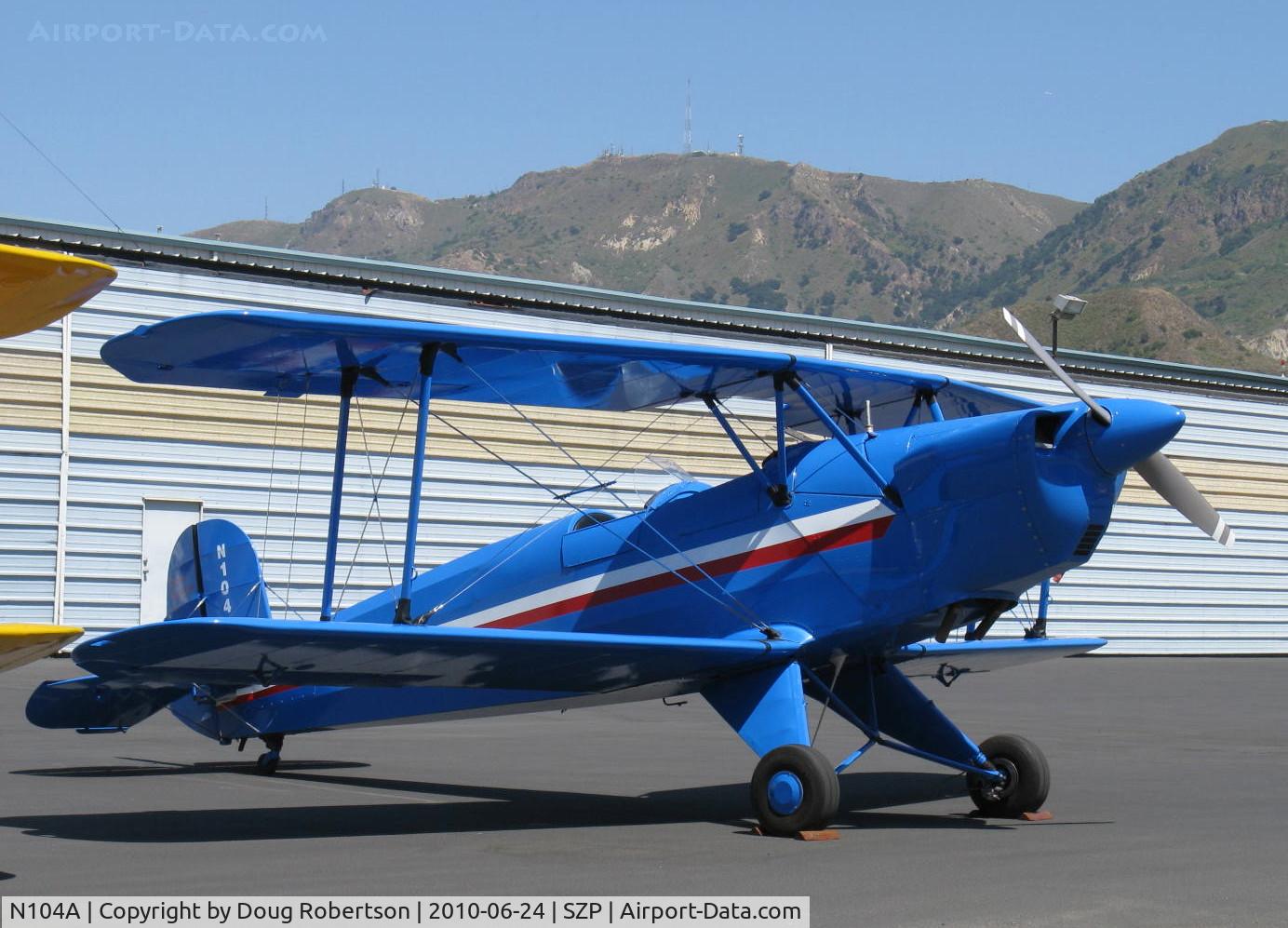 N104A, 1947 Aero C.104S Jungmann C/N 212, 1947 Bucker JUNGMANN, Lycoming O&VO-360 180 Hp conversion upgrade