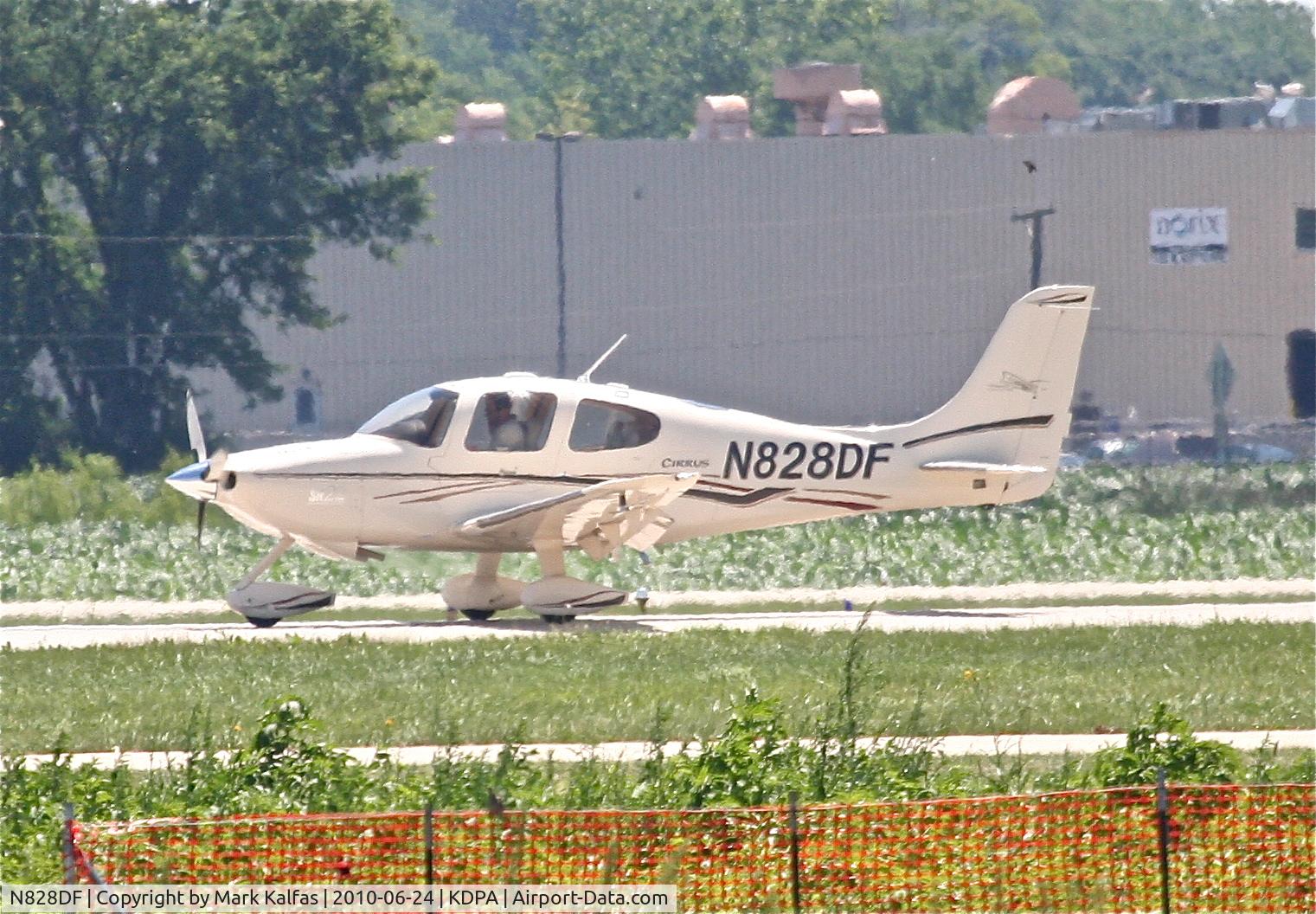 N828DF, Cirrus SR22 C/N 0731, Mustard Seed Aviation LLC. Cirrus SR22 arriving 2L KDPA from KSBN