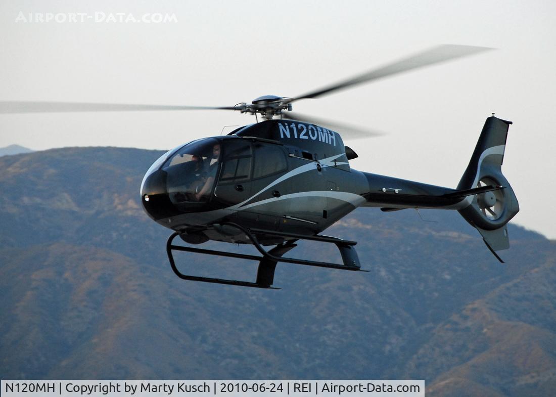 N120MH, 2004 Eurocopter EC-120B Colibri C/N 1390, Flying the pattern at Redlands Airport.