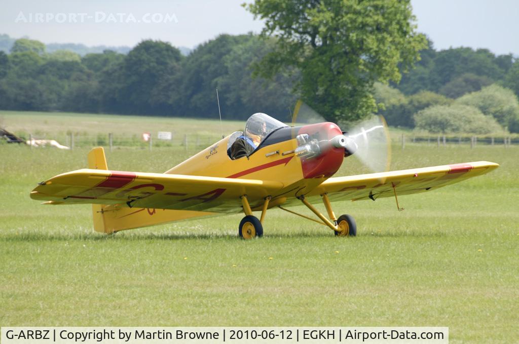 G-ARBZ, 1960 Rollason Druine D.31 Turbulent C/N PFA 553, SHOT AT HEADCORN