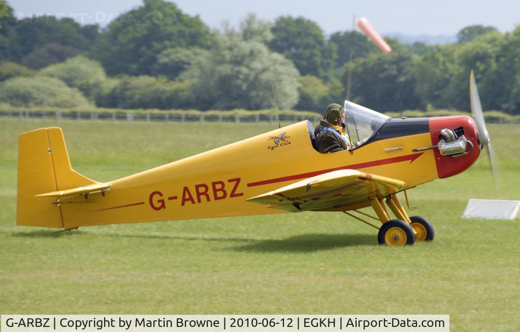 G-ARBZ, 1960 Rollason Druine D.31 Turbulent C/N PFA 553, SHOT AT HEADCORN