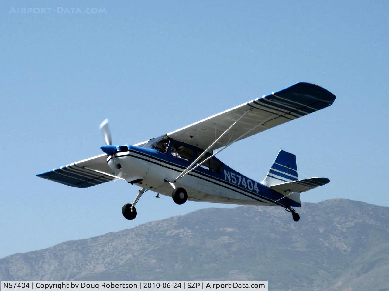 N57404, 1973 Bellanca 7ECA Citabria C/N 940-73, 1973 Bellanca 7ECA CITABRIA, Lycoming O-235 115 Hp, on final Rwy 22