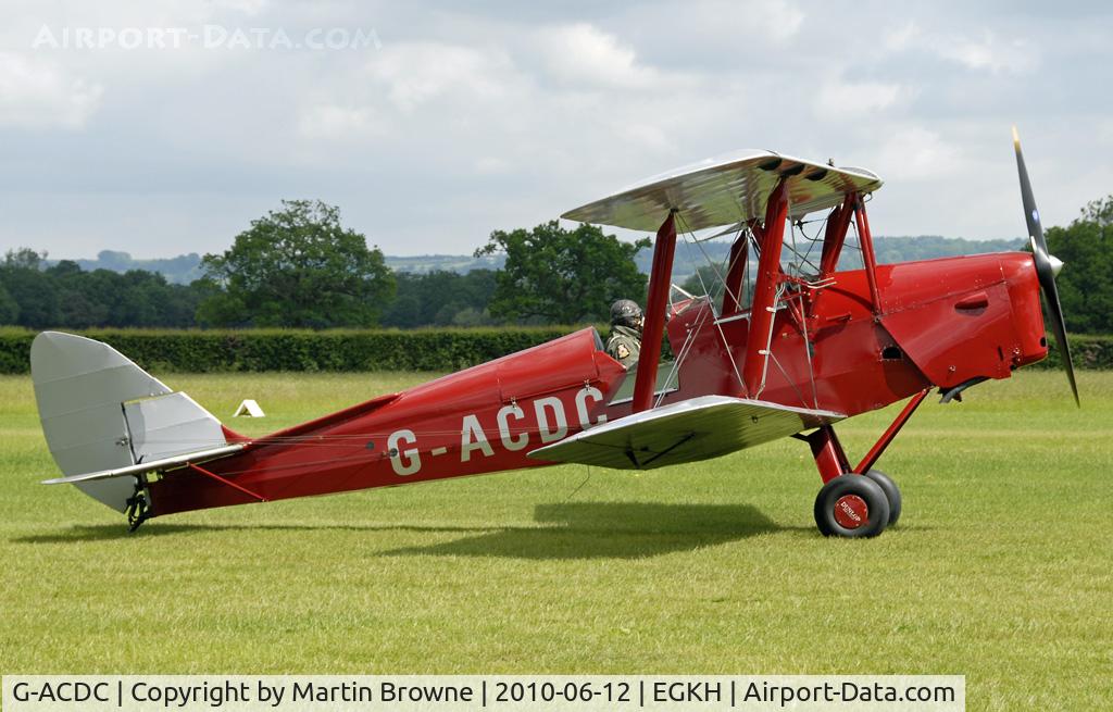 G-ACDC, 1933 De Havilland DH-82A Tiger Moth II C/N 3177, SHOT AT HEADCORN