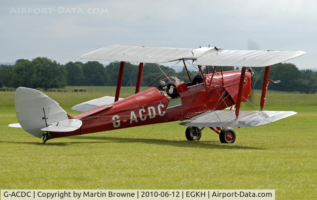 G-ACDC, 1933 De Havilland DH-82A Tiger Moth II C/N 3177, SHOT AT HEADCORN