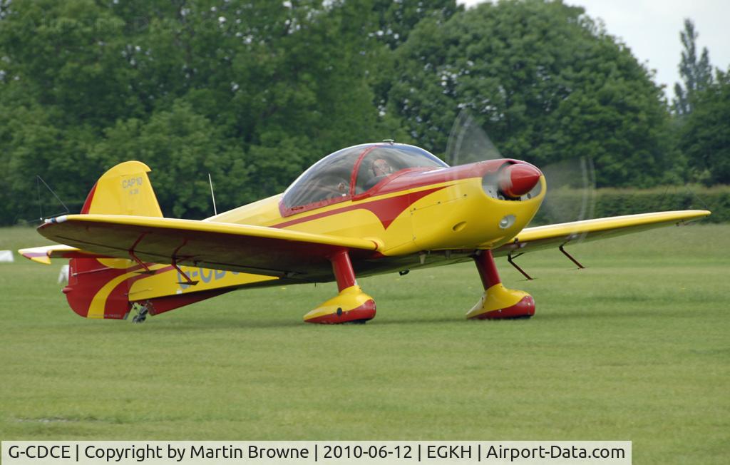 G-CDCE, 1973 Mudry CAP-10B C/N 039, SHOT AT HEADCORN
