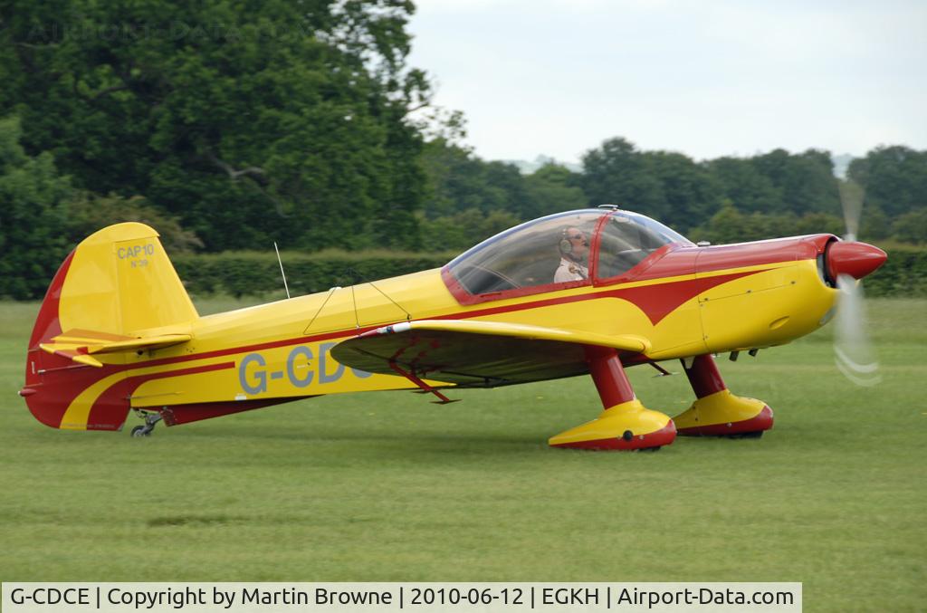G-CDCE, 1973 Mudry CAP-10B C/N 039, SHOT AT HEADCORN