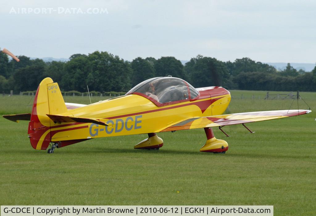 G-CDCE, 1973 Mudry CAP-10B C/N 039, SHOT AT HEADCORN