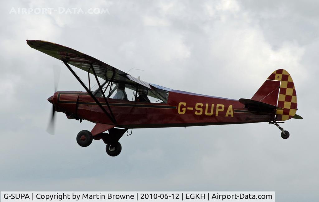 G-SUPA, 1957 Piper PA-18-150 Super Cub C/N 18-5512, SHOT AT HEADCORN