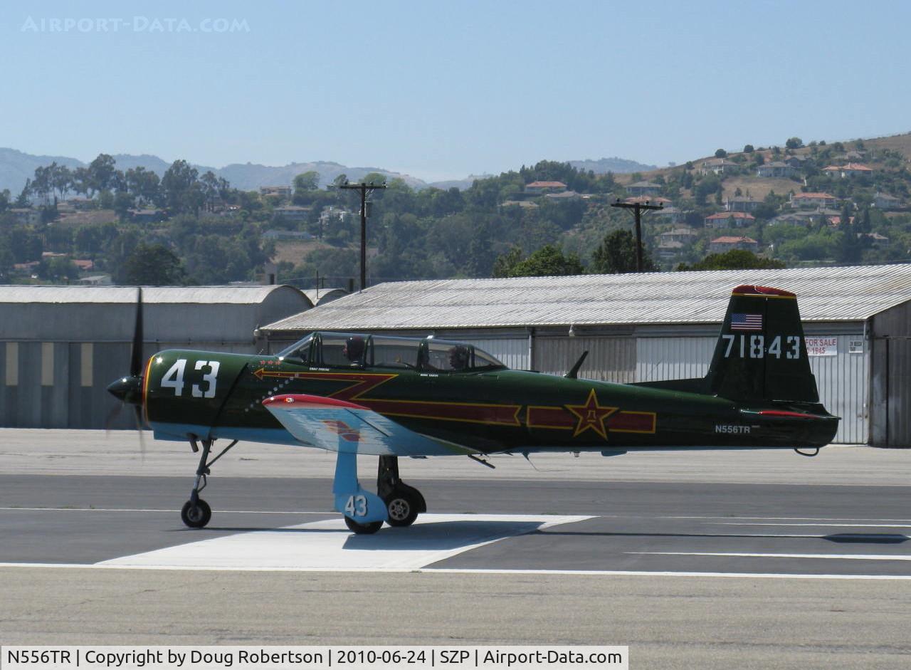 N556TR, 1968 Nanchang CJ-6A C/N 2432060, 1968 Nanchang China CJ-6A, Vedeneev (Ivchenko) MP-14 9 cylinder 360 Hp radial upgrade conversion, takeoff roll Rwy 22