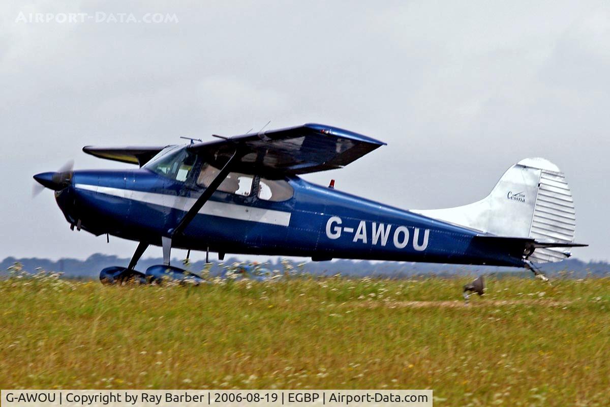 G-AWOU, 1955 Cessna 170B C/N 25829, Seen at the PFA Flying For Fun 2006 Kemble.