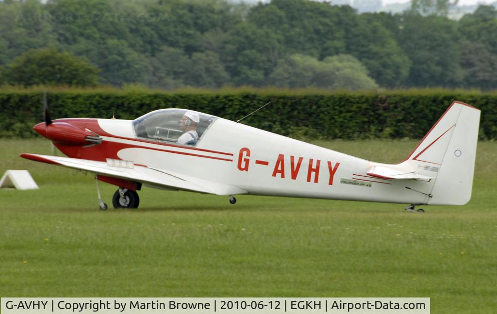 G-AVHY, 1967 Sportavia-Putzer Fournier RF-4D C/N 4009, SHOT AT HEADCORN