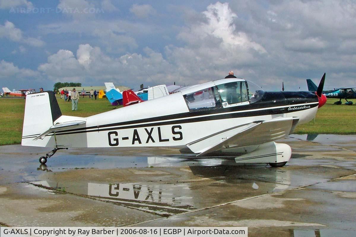 G-AXLS, 1959 Jodel DR-105A Ambassadeur C/N 86, SAN Jodel DR.1050 Ambassadeur [86] Kemble~G 16/08/2006. Seen at the PFA Flying For Fun 2006 Kemble.