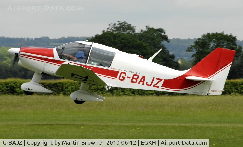 G-BAJZ, 1972 Robin DR-400-108  Dauphin 2+2 C/N 759, SHOT AT HEADCORN