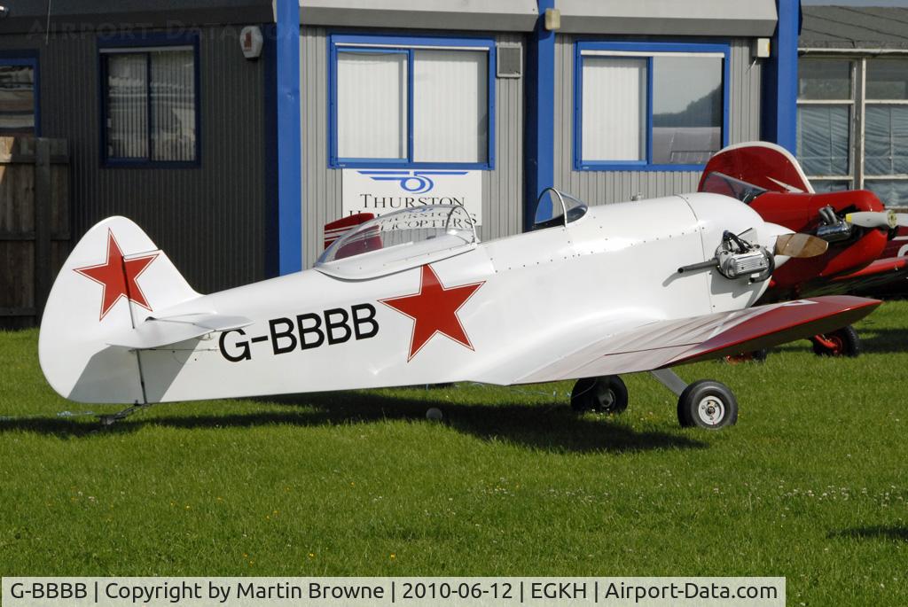 G-BBBB, 1973 Taylor JT-1 Monoplane C/N SAM/01/PFA 1422, SHOT AT HEADCORN