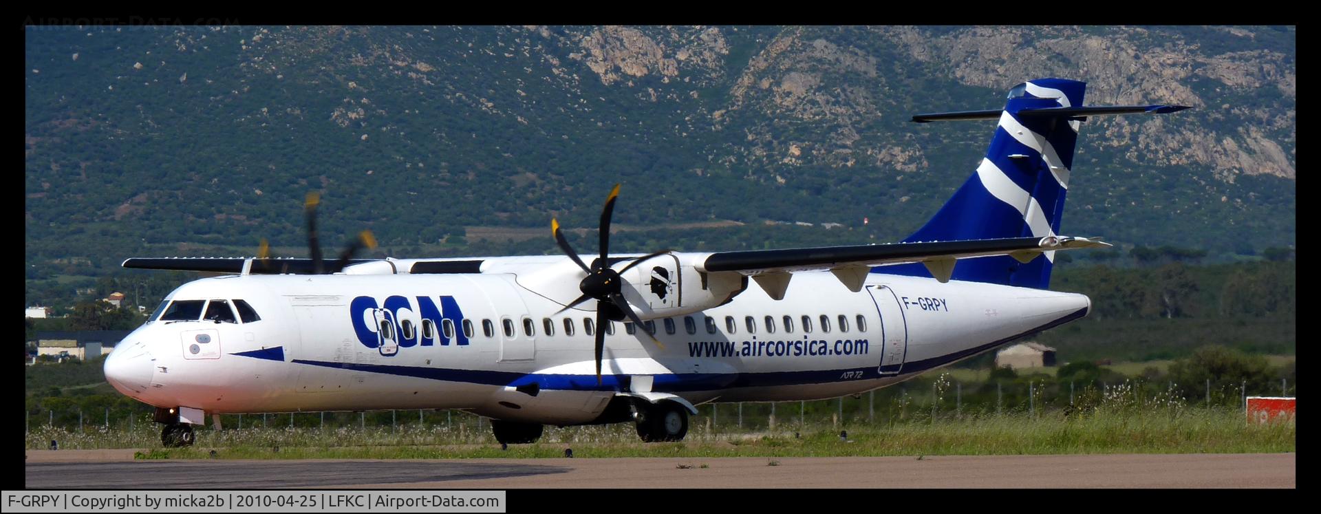 F-GRPY, 2007 ATR 72-500 C/N 742, Arrival