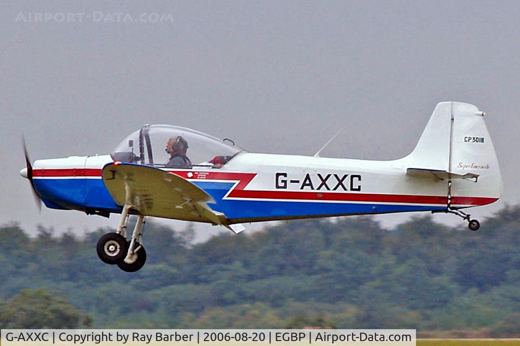 G-AXXC, 1959 Piel CP-301B Emeraude C/N 117, Piel CP.301B Emeraude [117] Kemble~G 20/08/2006. Seen at the PFA Flying For Fun 2006 Kemble.