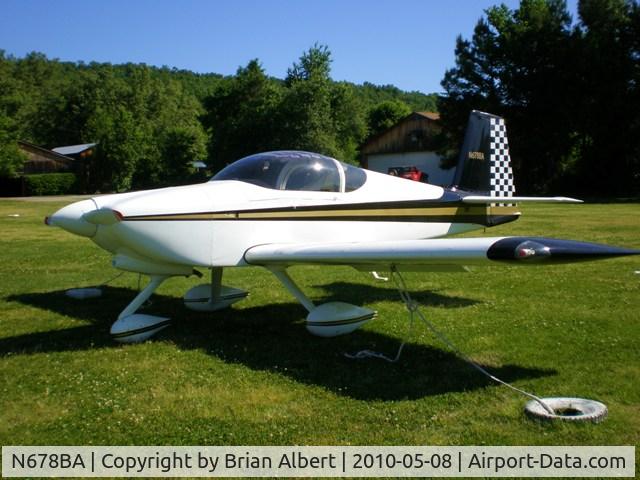 N678BA, Vans RV-7A C/N 70492, May2010@Gaston's Resort, Arkansas