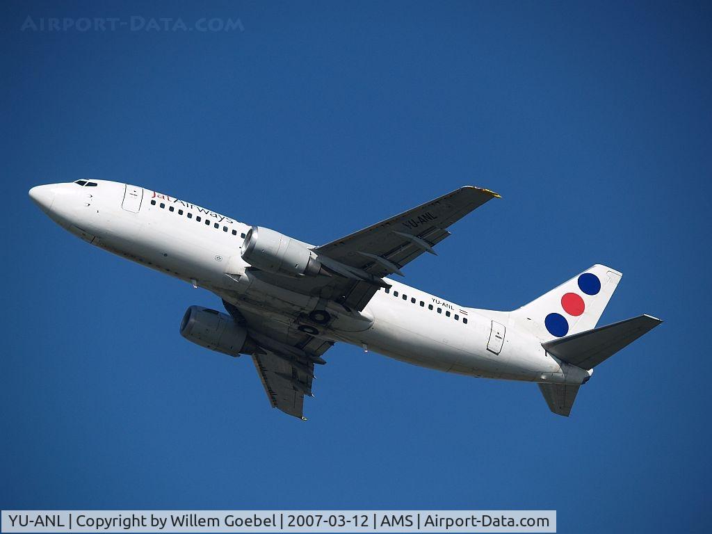 YU-ANL, 1986 Boeing 737-3H9 C/N 23716/1321, Amsterdam 