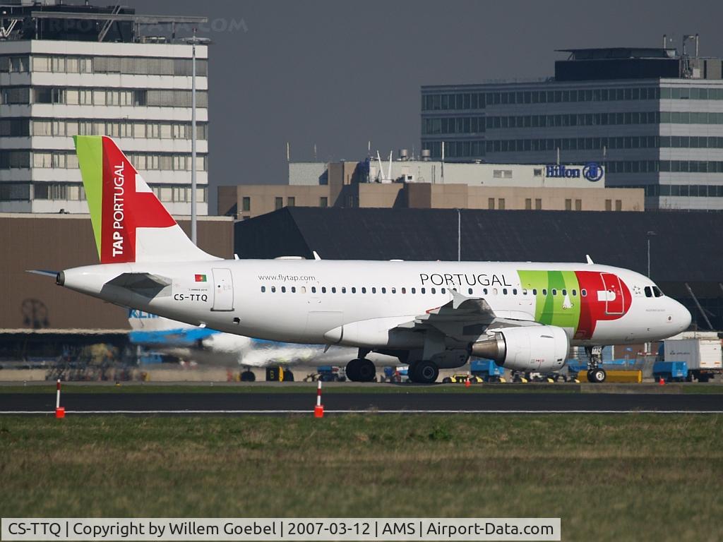 CS-TTQ, 1996 Airbus A319-111 C/N 629, Amsterdam 