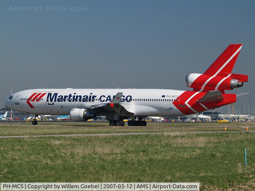 PH-MCS, 1995 McDonnell Douglas MD-11F C/N 48618, Amsterdam 