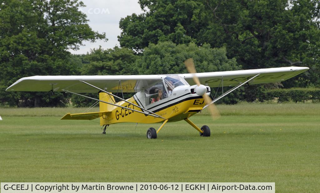 G-CEEJ, 2006 Rans S-7S Courier C/N PFA 218-14557, SHOT AT HEADCORN