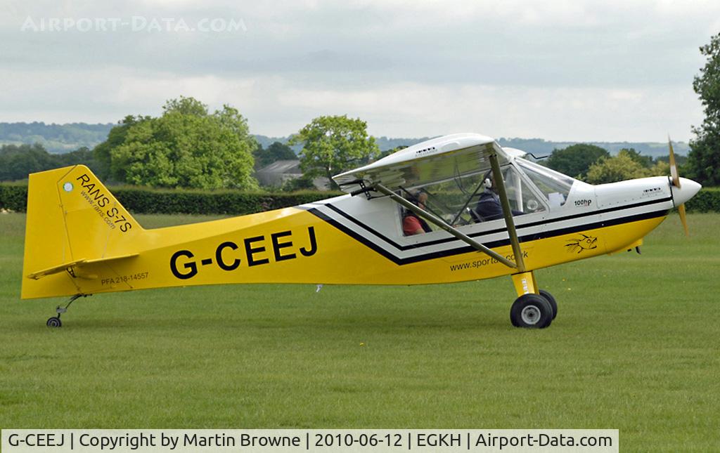 G-CEEJ, 2006 Rans S-7S Courier C/N PFA 218-14557, SHOT AT HEADCORN