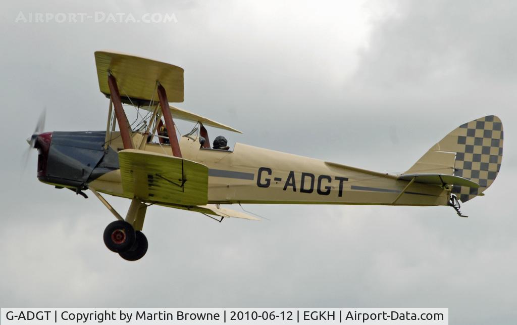 G-ADGT, 1935 De Havilland DH-82A Tiger Moth II C/N 3338, SHOT AT HEADCORN