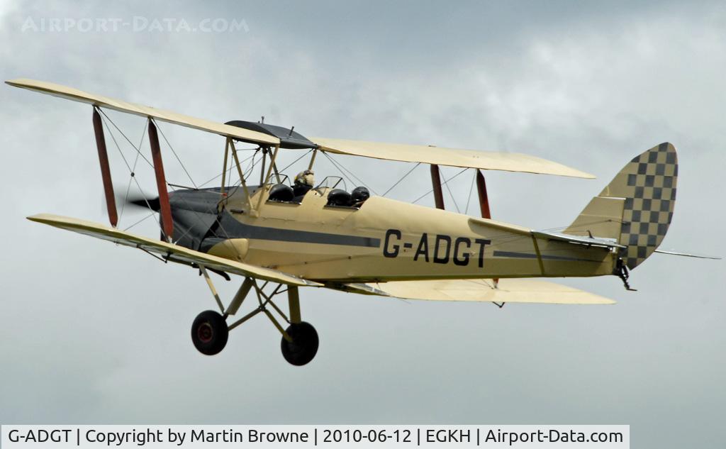G-ADGT, 1935 De Havilland DH-82A Tiger Moth II C/N 3338, SHOT AT HEADCORN